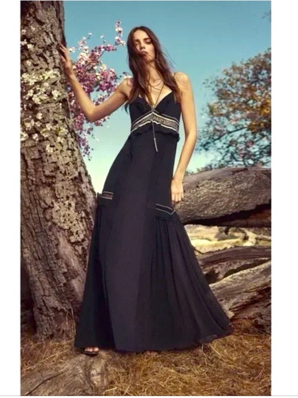 BCBG Maxazria Kylee Maxi Dress Size XSmall